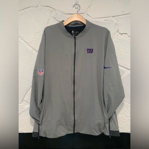 SOLD. 

Full Zip NY Giants NFL on field jacket. Size XL. Used in good condition.